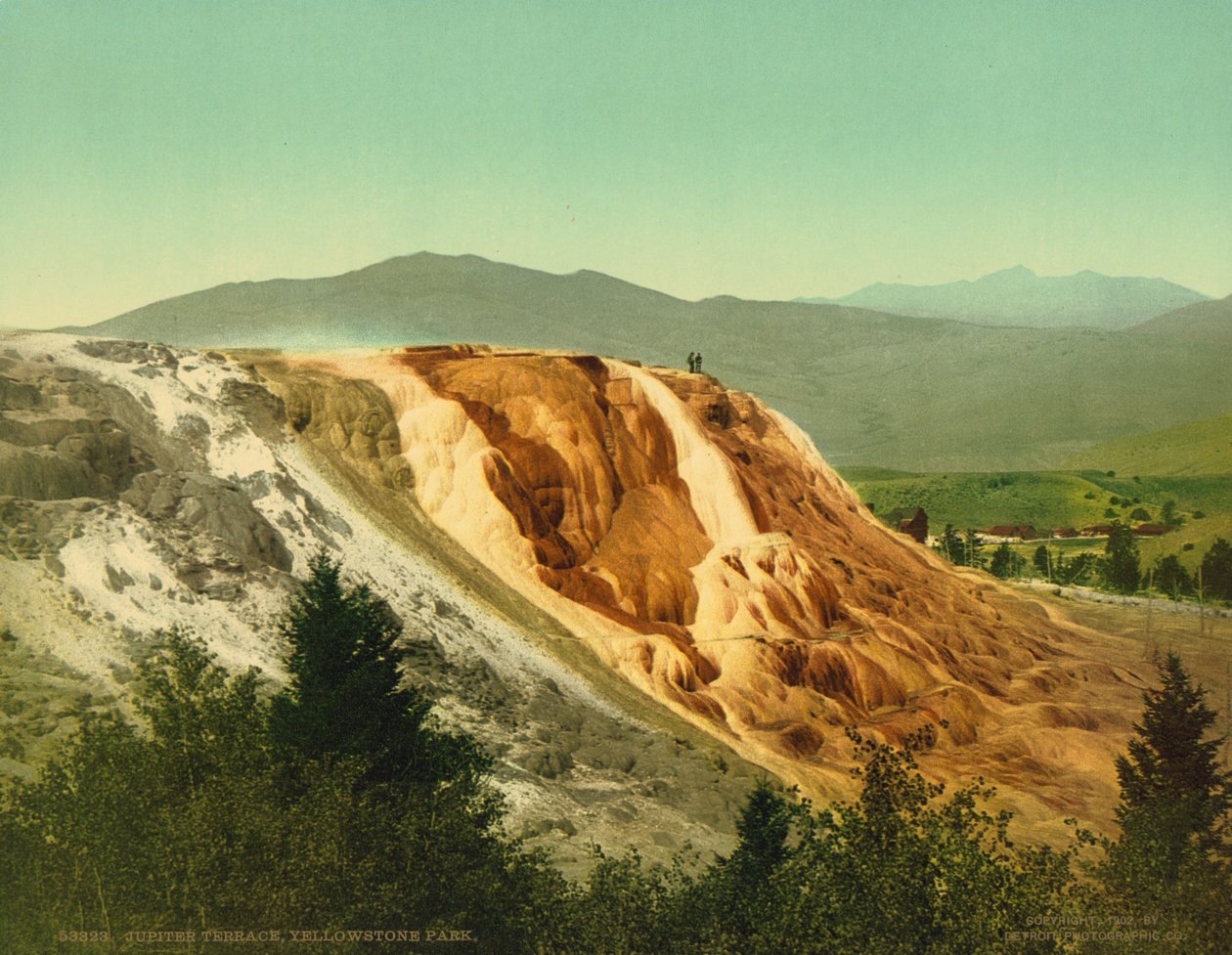 Jupiter Terrace, Yellowstone Park, ca. 1902 door Detroit Photographic Co.