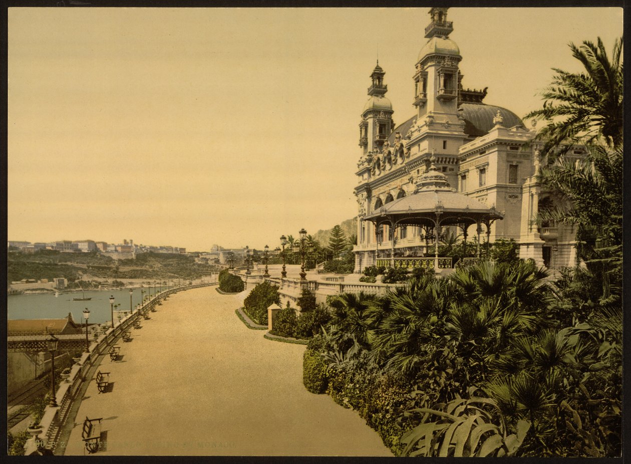 Casino, Monte Carlo, Monaco, Riviera door Detroit Publishing Co.