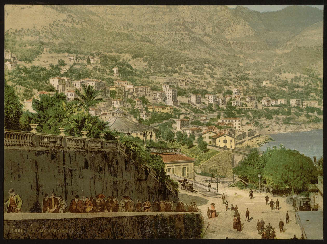 Algemeen Uitzicht, Monte Carlo, Riviera, Monaco door Detroit Publishing Co.