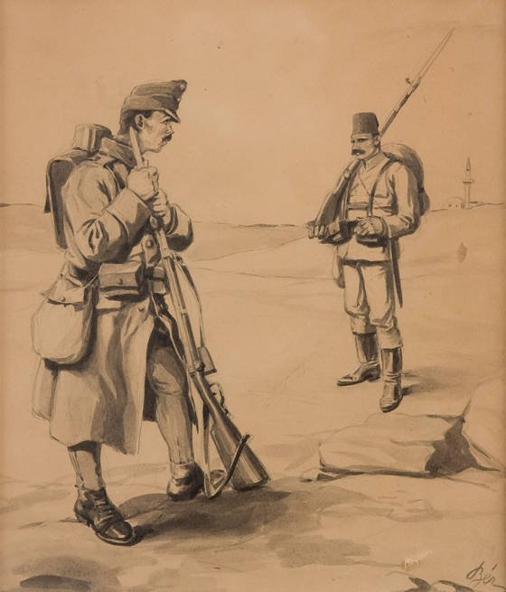 Soldaten door Dezso Ber