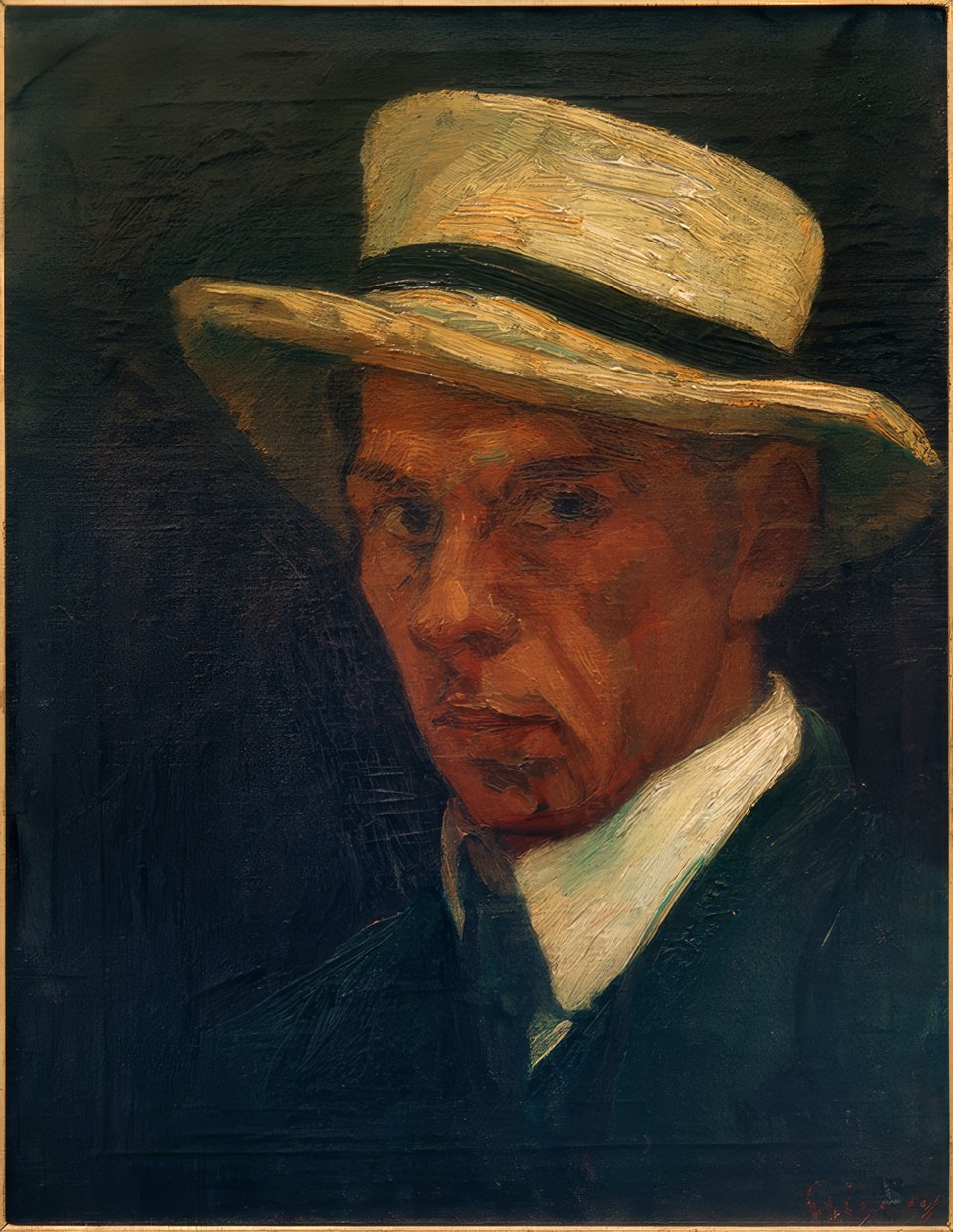 Zelfportret | Dezso Czigany | Kunstafdruk