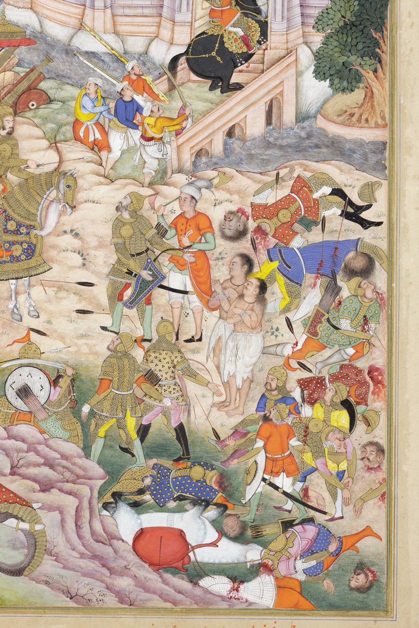 Detail uit Babur