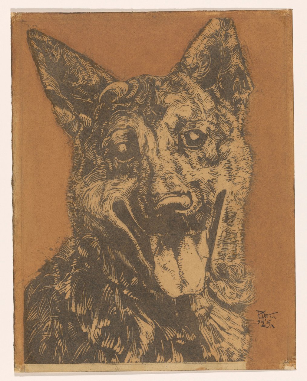 Hond Cees door Dick Ket (signed by artist)