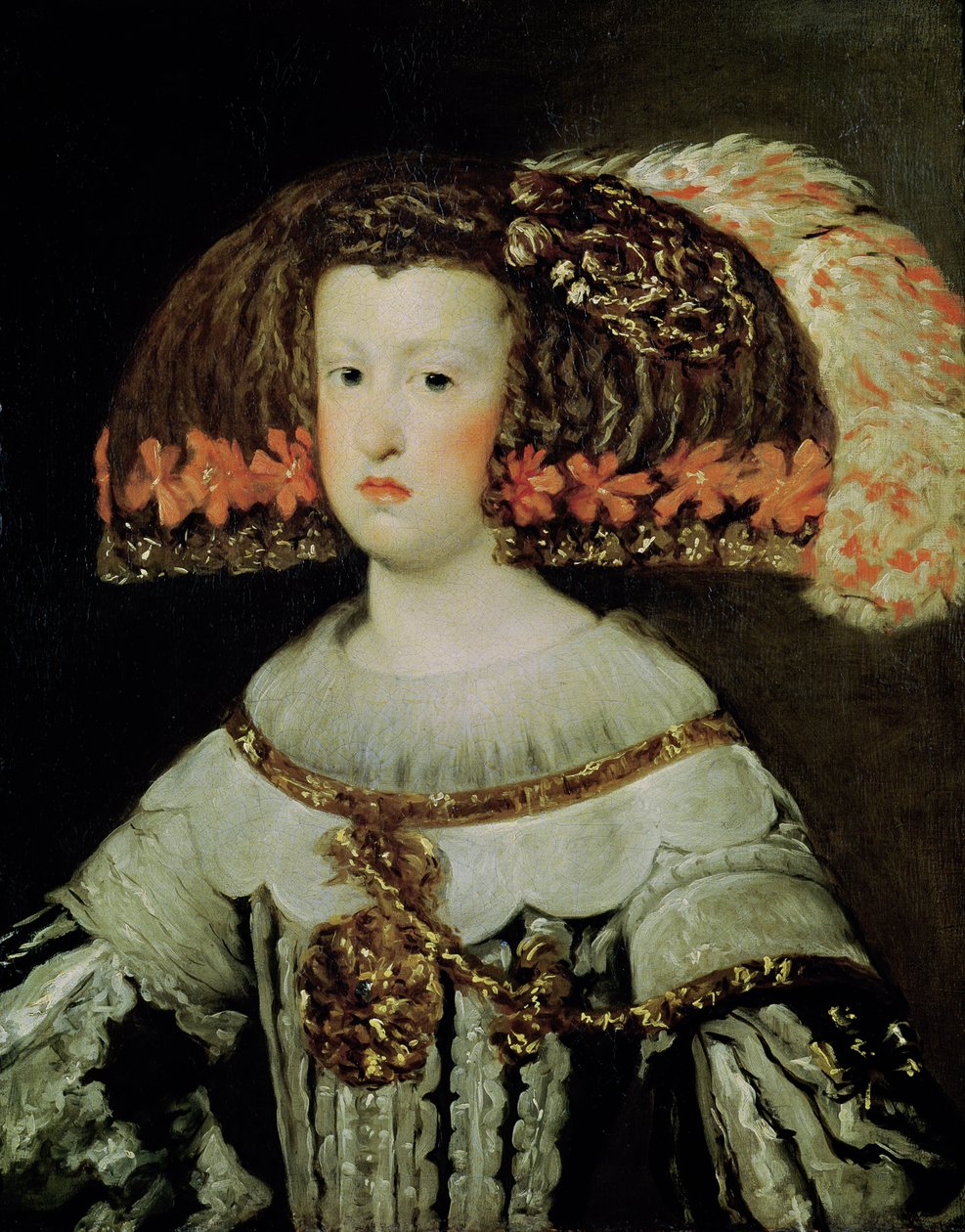 Portret van koningin Maria Anna (1635-96) van Spanje door Diego Velázquez