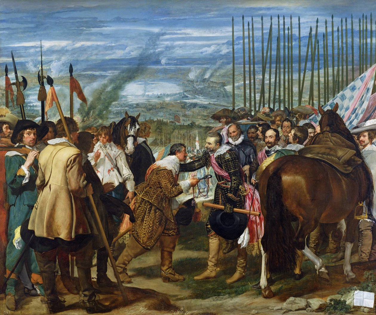 De overgave van Breda, 1625, ca. 1635 door Diego Velázquez