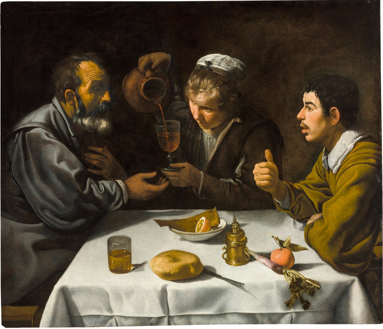 Le dejeuner door Diego Velázquez