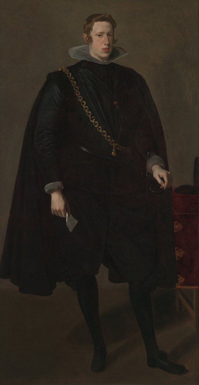 Filips IV, koning van Spanje, c.1624 door Diego Velázquez