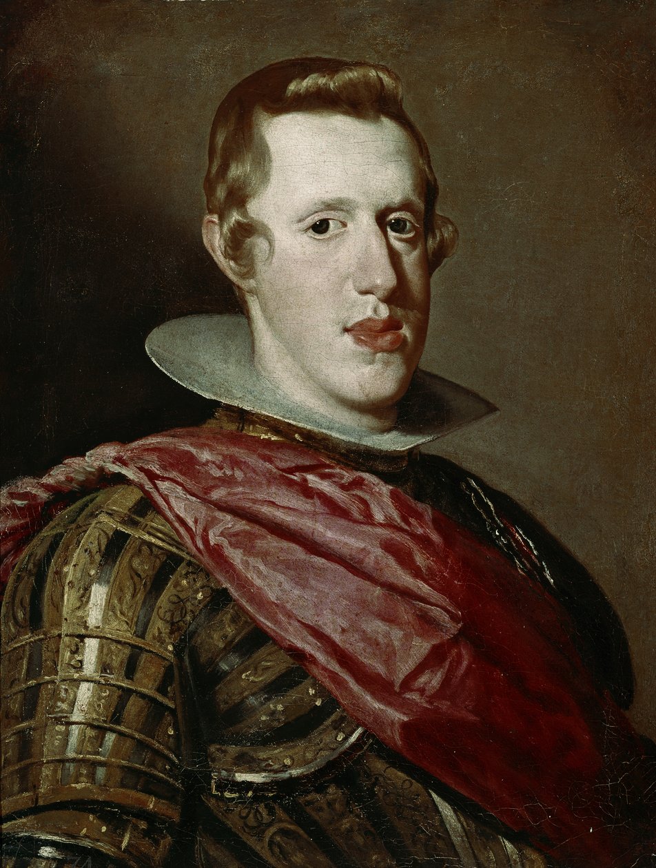 Portret van Filippo IV van Spanje met harnas door Diego Rodriguez de Silva y Velazquez