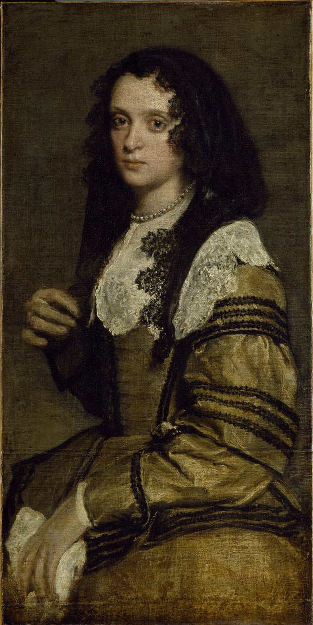 Portret van een jonge dame door Diego Velázquez