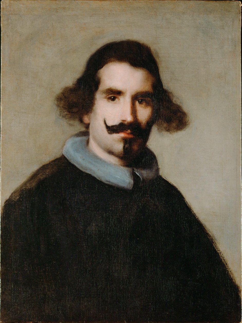 Zelfportret (schilderij op doek) door Diego Rodriguez de Silva y Velazquez