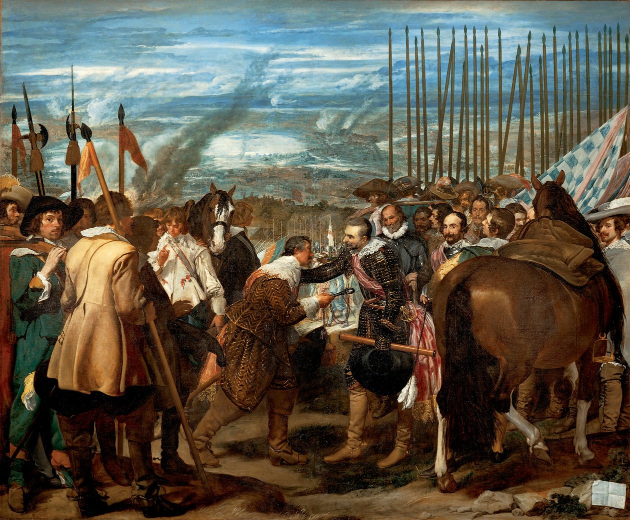 De overgave van Breda op 5 juni door Diego Velázquez