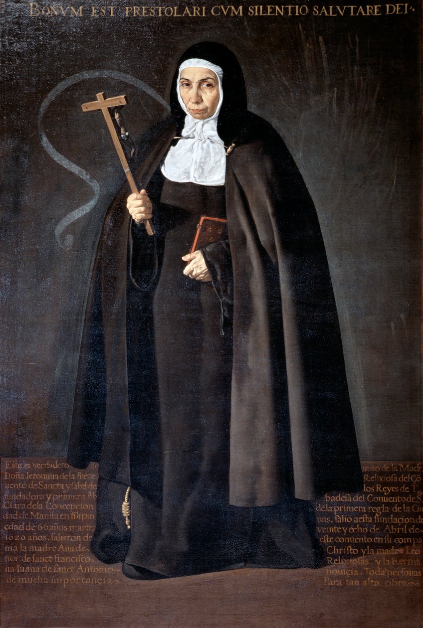 Abdis Jerónima de la Fuente, 1620 door Diego Velázquez