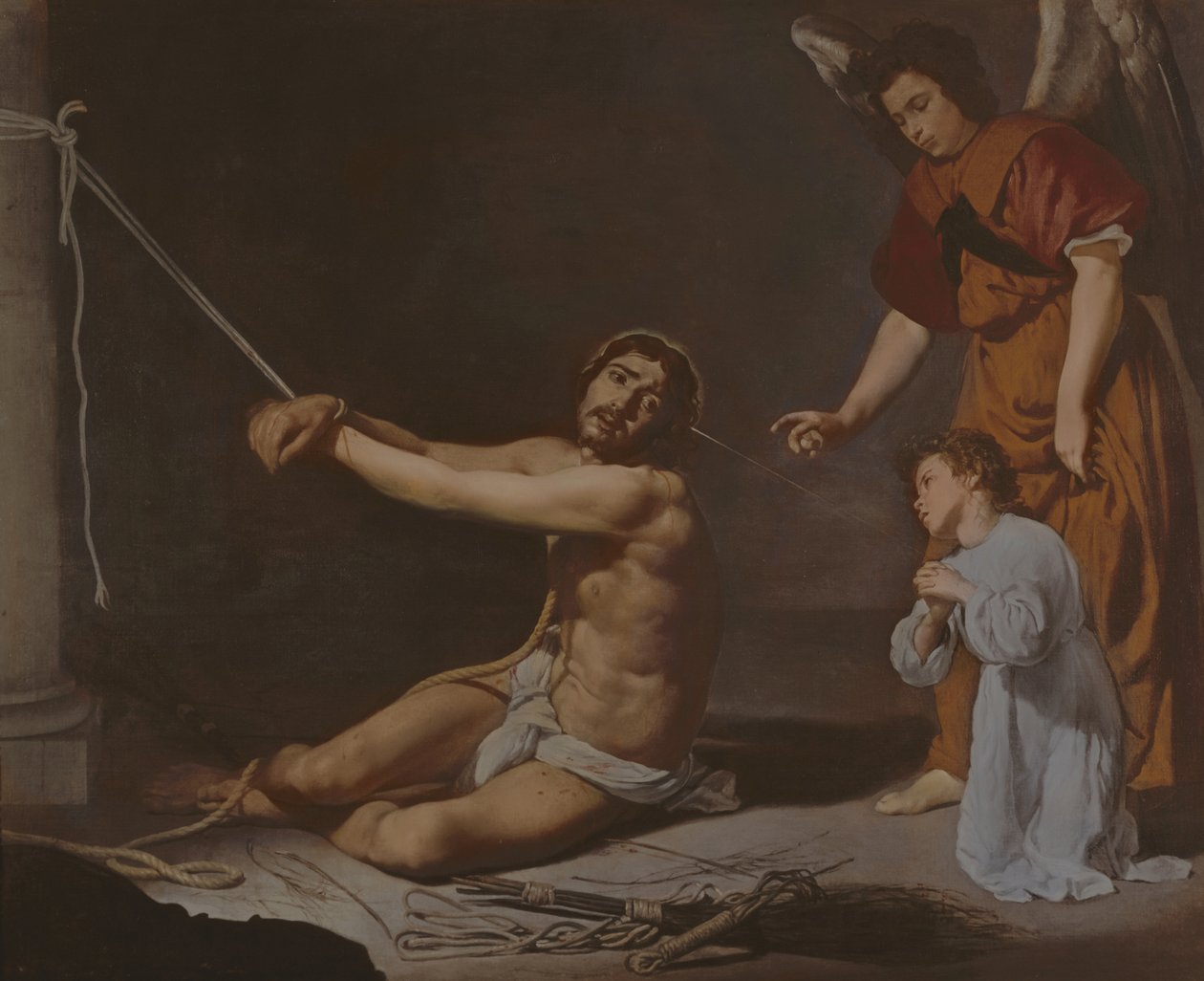 Christus na de Geseling Beschouwd door de Christelijke Ziel, ca. 1628-9 door Diego Velázquez