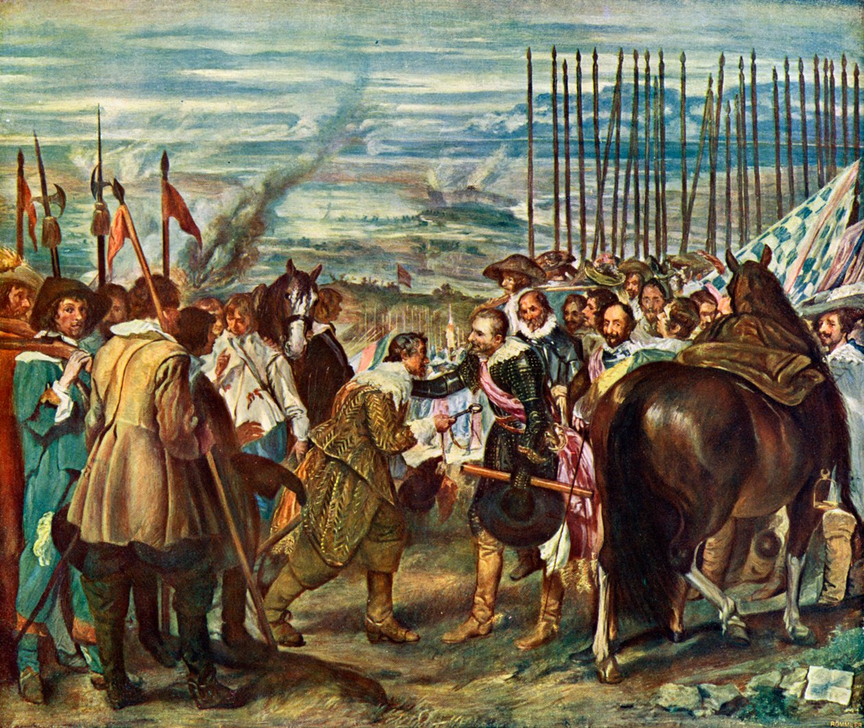 Overgave van Breda Las Lanzas, 1634-1635 door Diego Velázquez