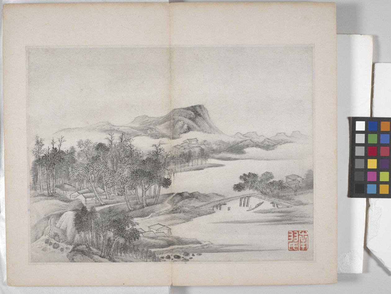 Album van Landschapsschilderijen door Ding Yunpeng