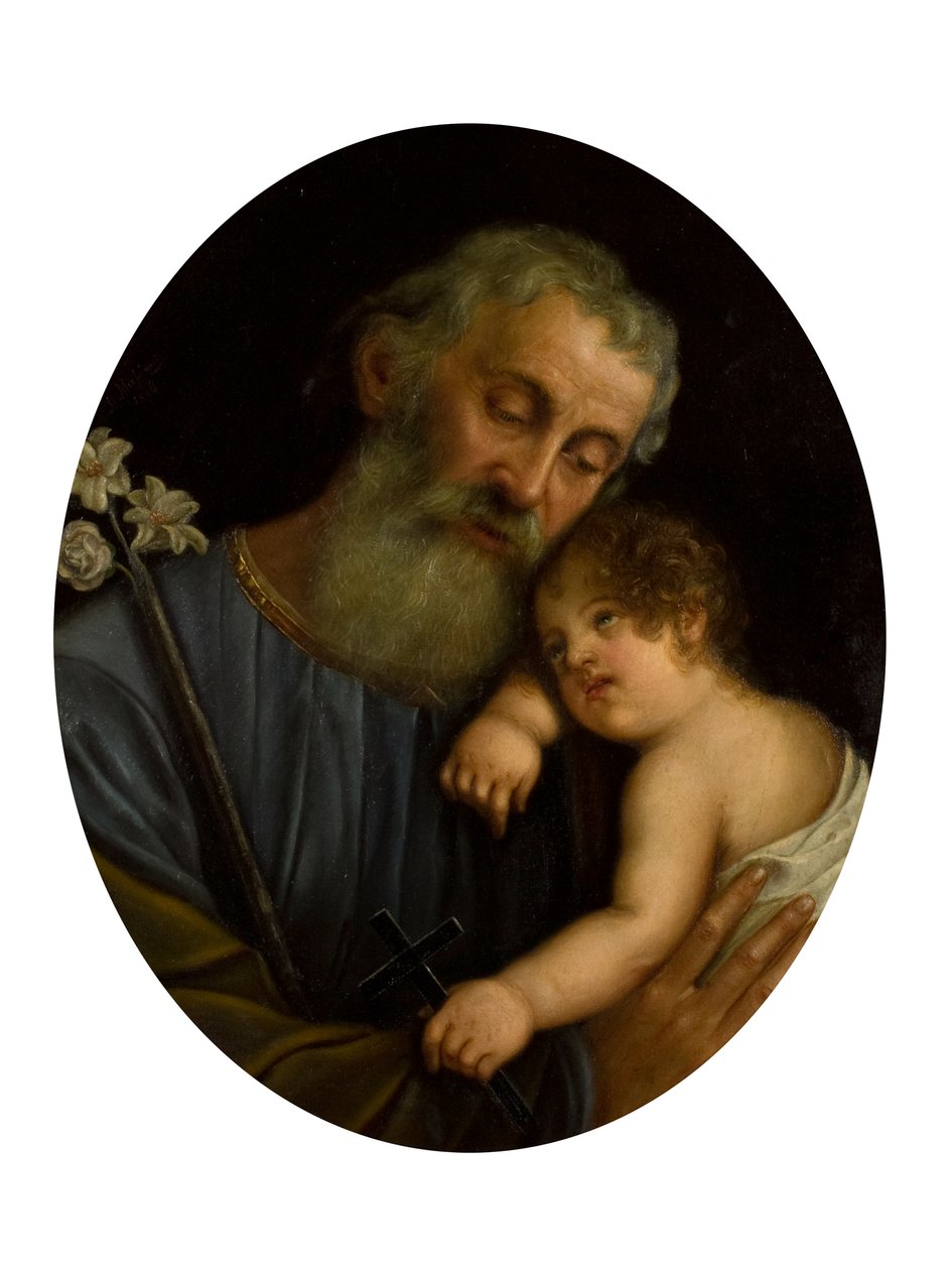 Jozef en kind door Diodato Massimo