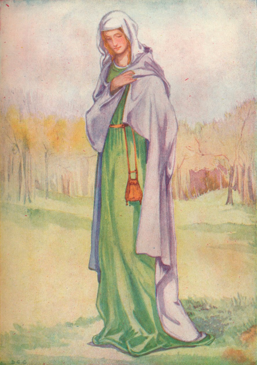 Een Vrouw uit de Tijd van Hendrik III, 1907 door Dion Clayton Calthrop
