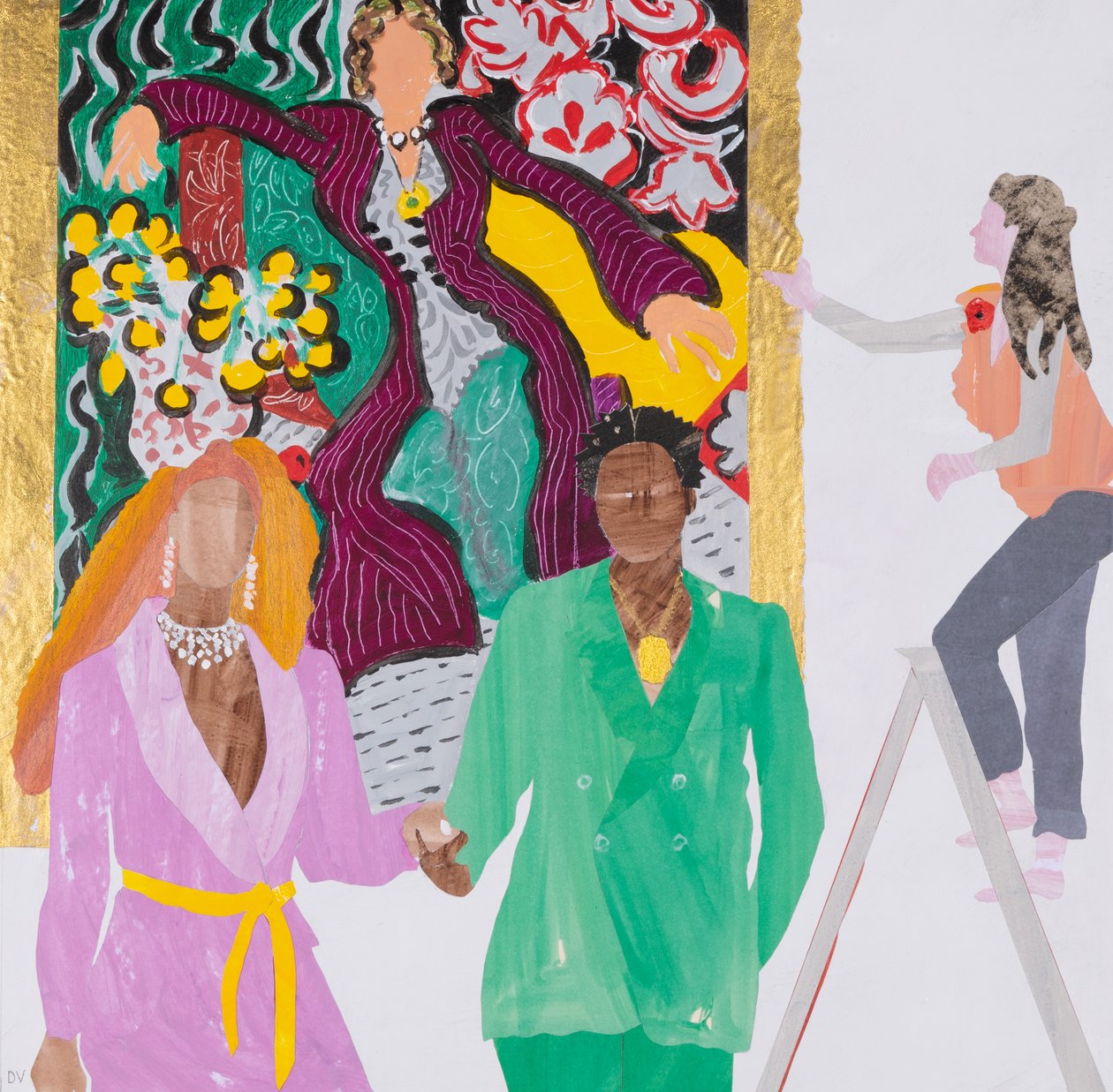 Glamour, 2020 (collage) door Dione Verulam