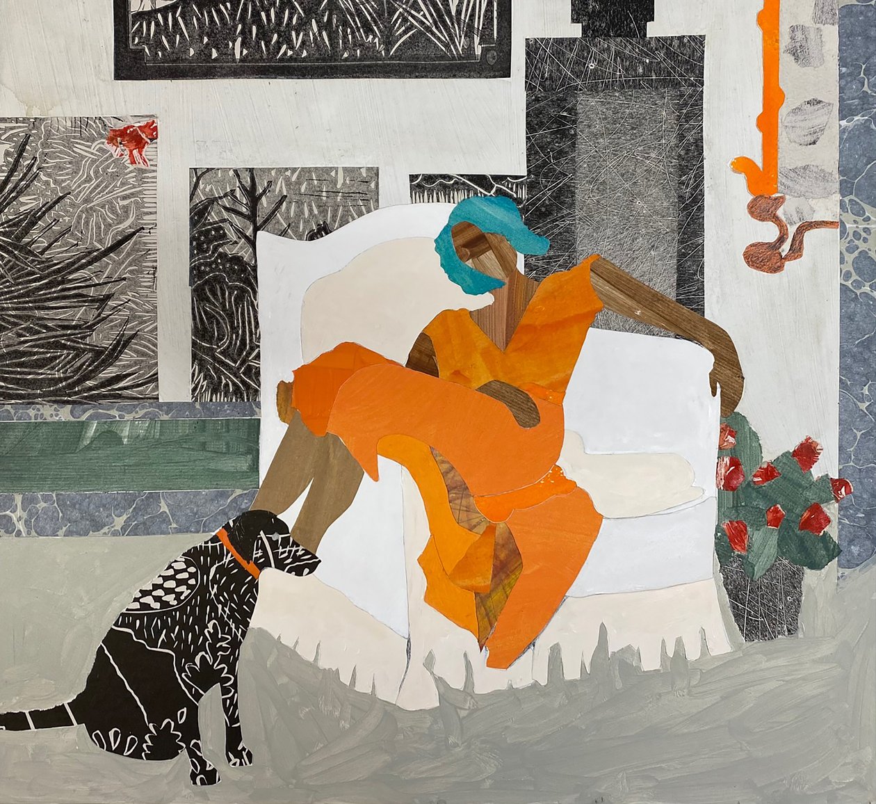 Is het tijd voor een wandeling Collage door Dione Verulam