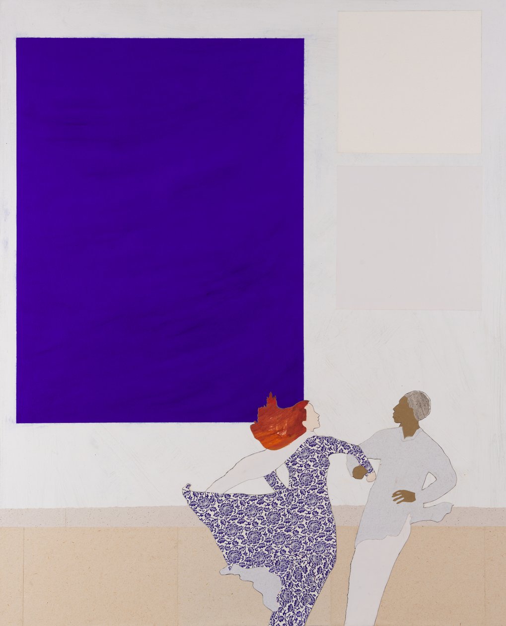 Klein inspireert tot dansen, 2020 (collage) door Dione Verulam