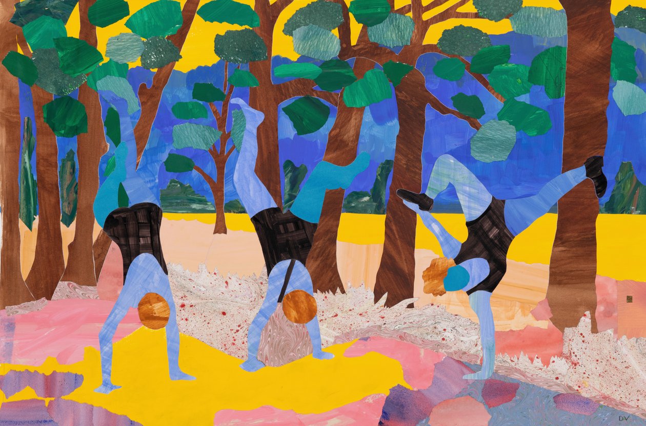 Rijnmeiden op de rivieroever door Dione Verulam