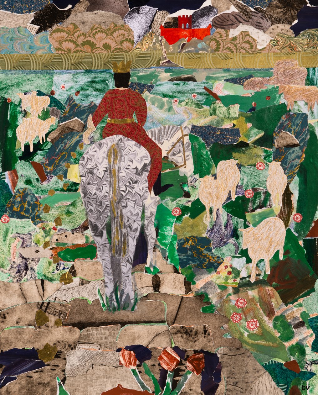 Het begin van de Magna Carta (collage) door Dione Verulam