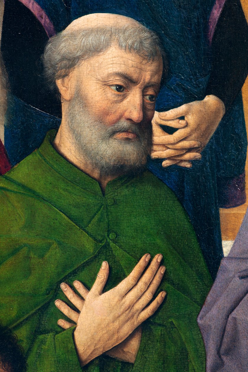 Laatste Avondmaal (detail) door Dirck Bouts
