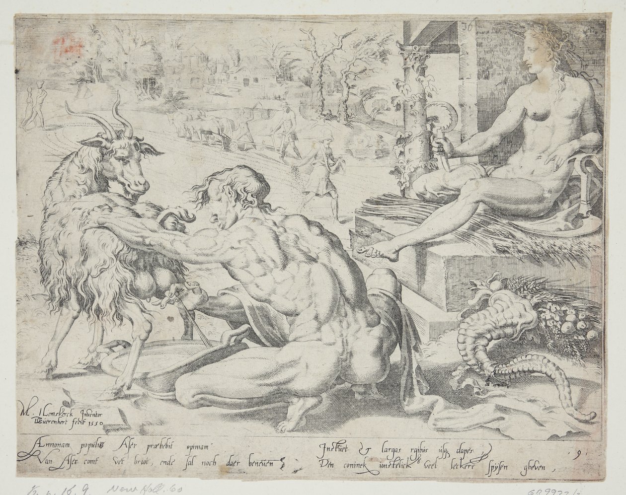Asher door Dirck Volckertsz. Coornhert