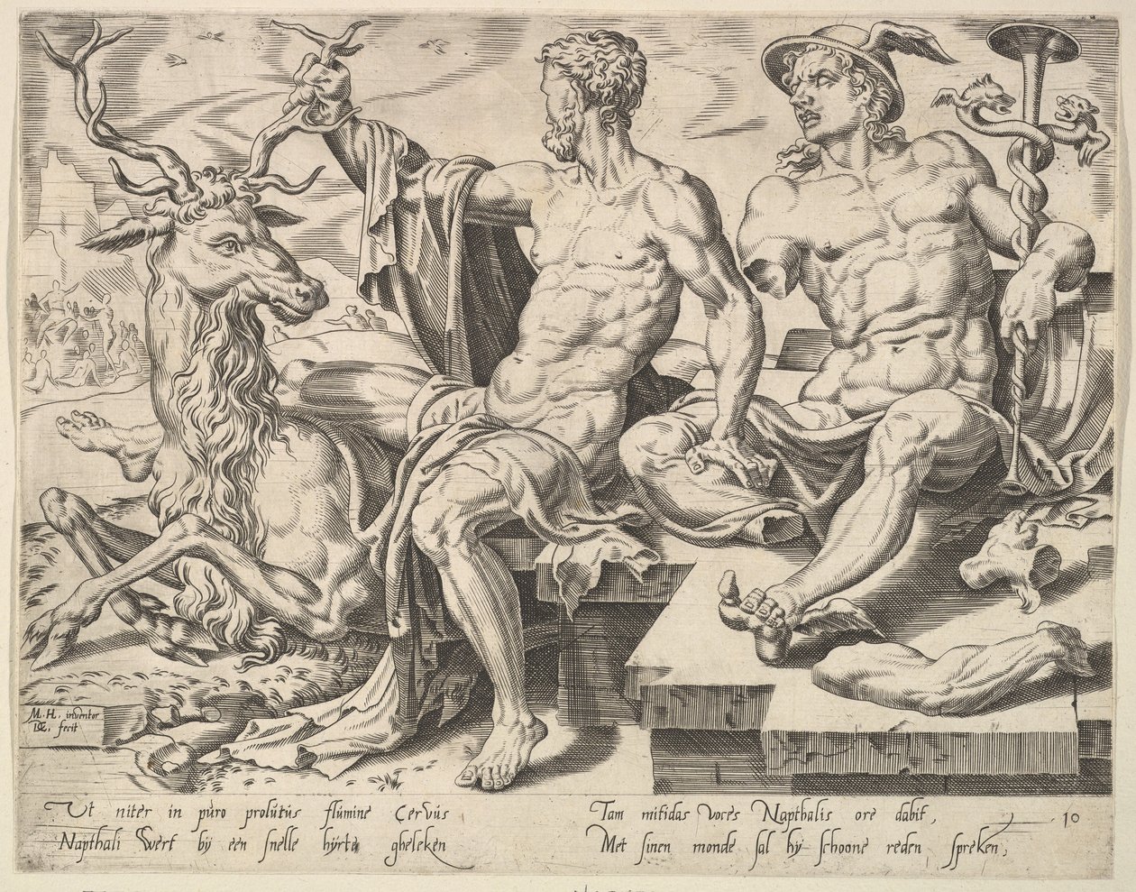 Naphtali, uit de serie De Twaalf Patriarchen door Dirck Volkertsen Coornhert