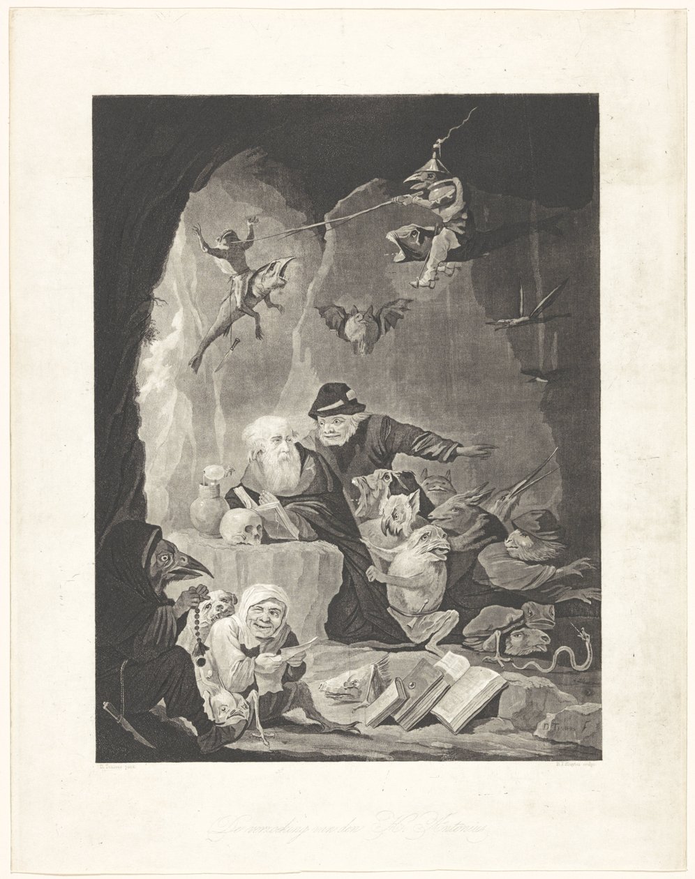 De verzoeking van de H. Antonius door Dirk Jurriaan Sluyter