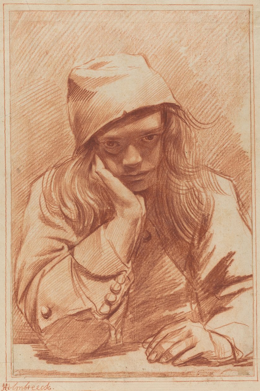 Zelfportret door Dirk Theodor Helmbrecker