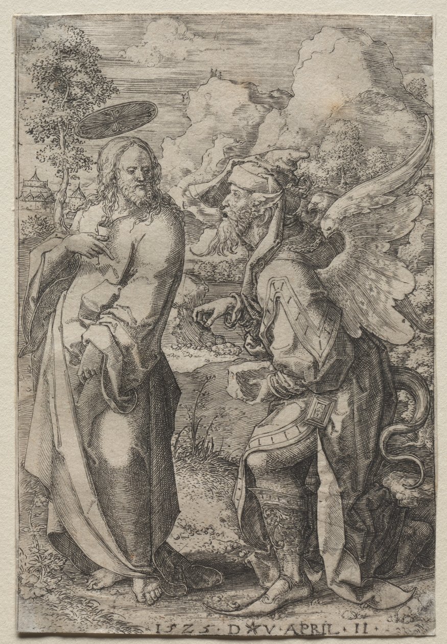 De Verzoeking van Christus door Dirk Vellert