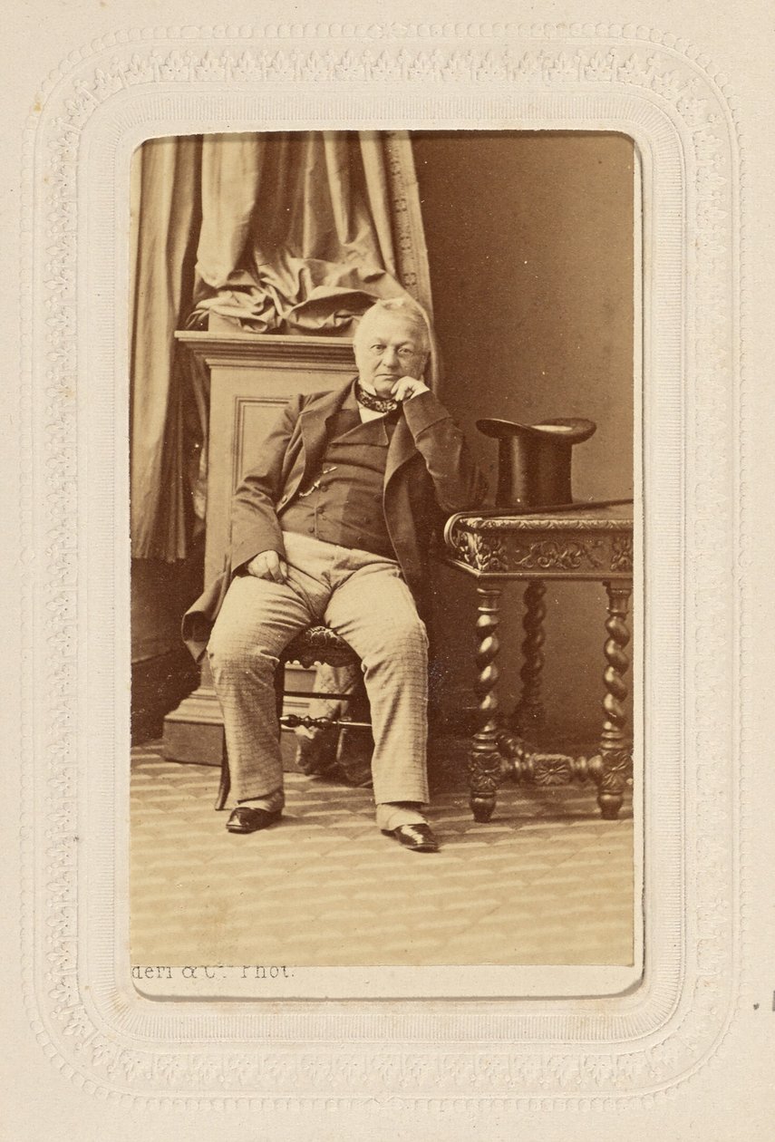 M. [Louis Adolphe] Thiers (1797 - 1877) door Disdéri and Cie.