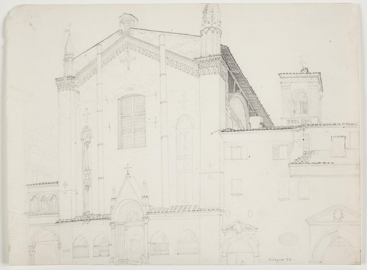 De kathedraal van Bologna door Ditlev Blunck