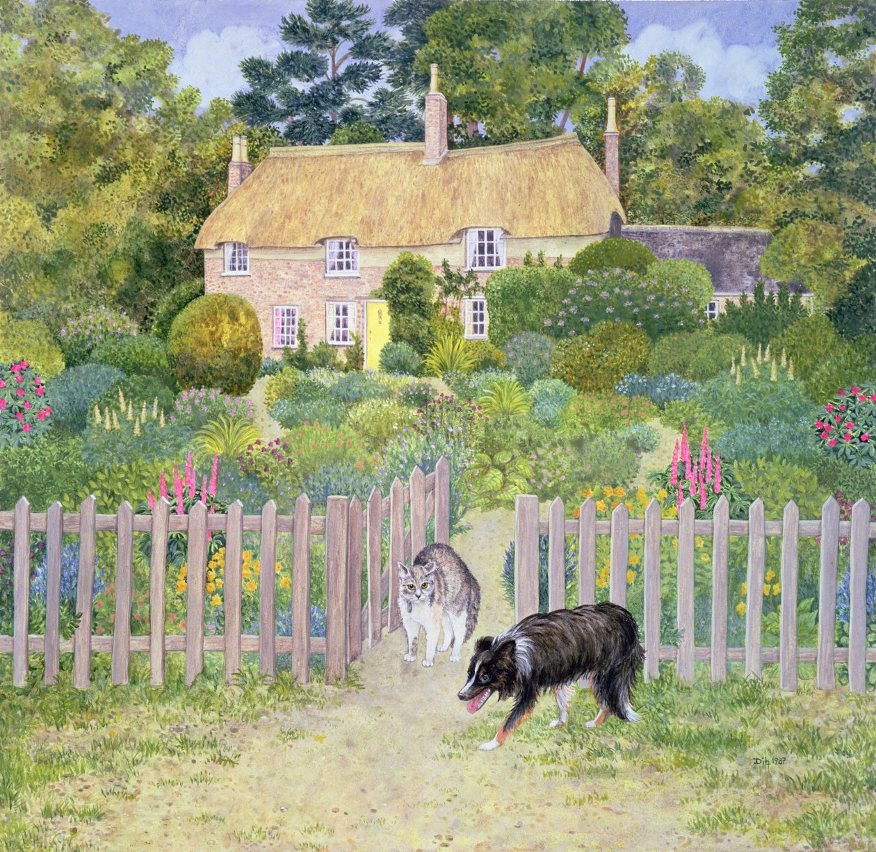 Bathshebas kat, uit Ver van het rumoerige gedruis, door Thomas Hardy, (Hoofdstuk 4) door Ditz