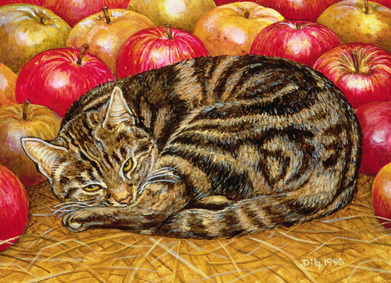 Rechterhand Appel-Kat, 1995 door Ditz