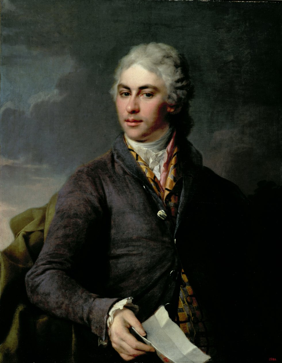 Portret van Yakov Ivanovich Bilibin (1779-1854), 1801 door Dmitri Grigorievich Levitsky