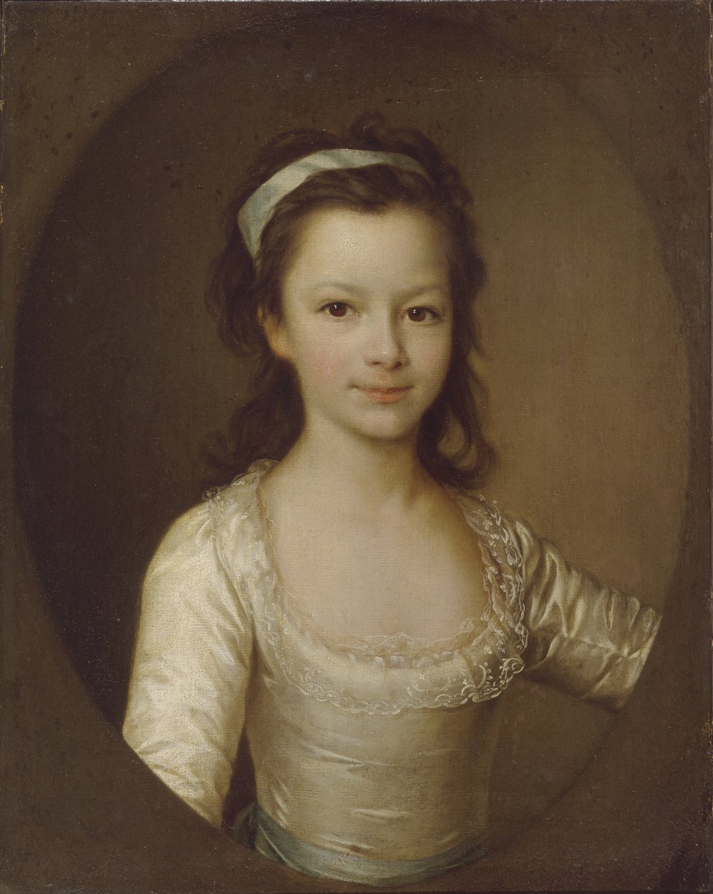 Portret van gravin Yekaterina Artemyevna Vorontsova 1780-1836 als kind, eind 1780s door Dmitri Grigorievich Levitsky