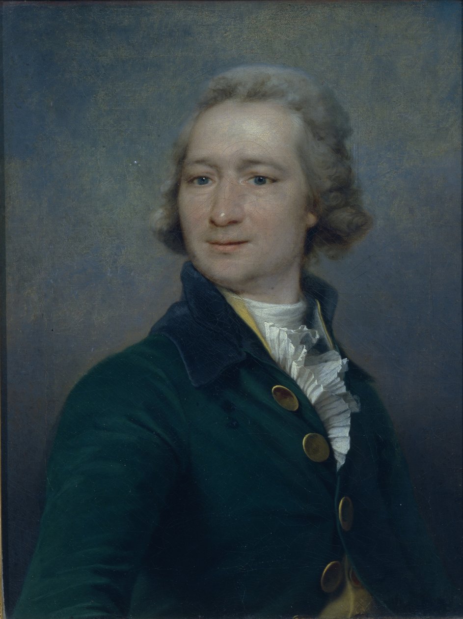 Portret van de dichter Ivan Ivanovich Dmitriev 1760-1837 door Dmitri Grigorievich Levitsky
