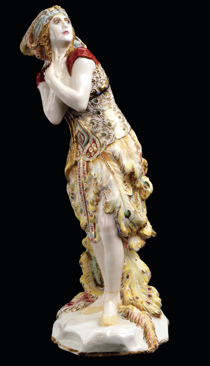 Tamara Karsavina in het ballet De Vuurvogel van I. Stravinsky door Dmitry Iosifovich Ivanov