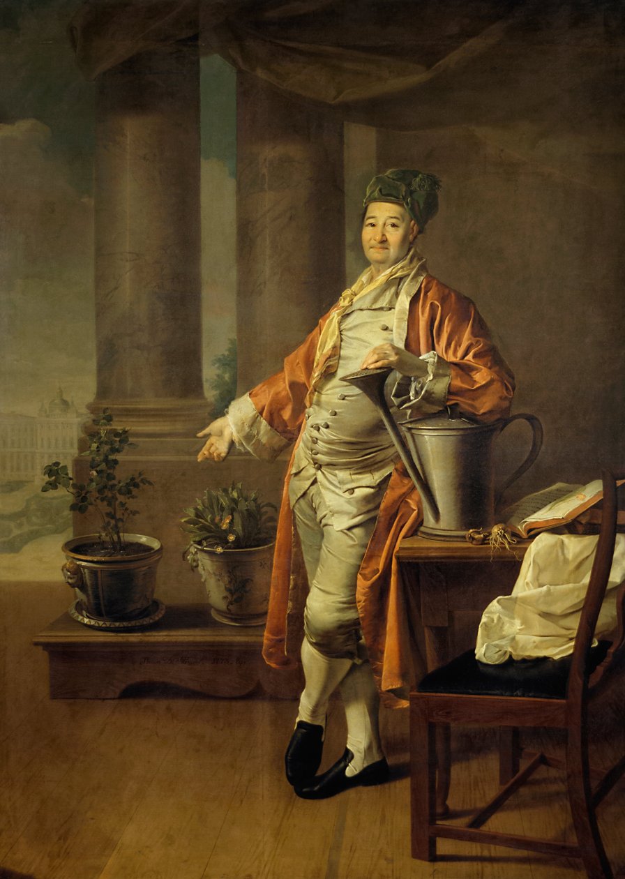 Russisch: "Portret van P.A.Demidov" Portret van Procope Demidov door Dmitry Levitzky
