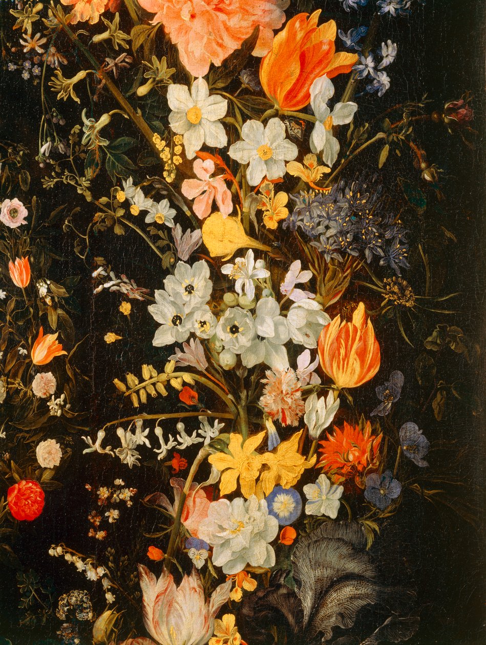 De triomf van de liefde met bloemen ... door Domenichino (1581 1641)