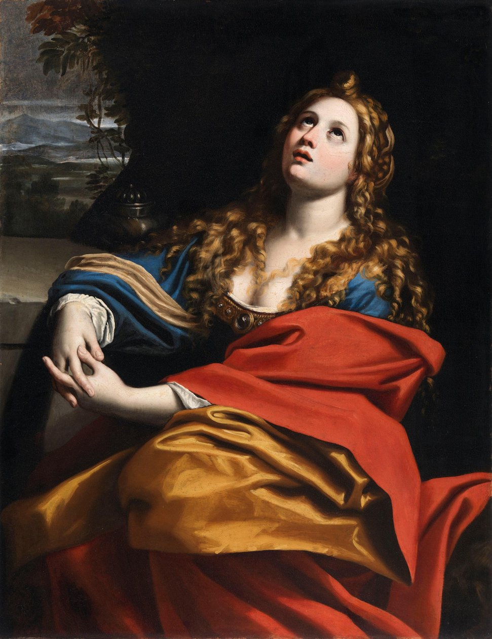 De heilige Maria Magdalena door Domenichino