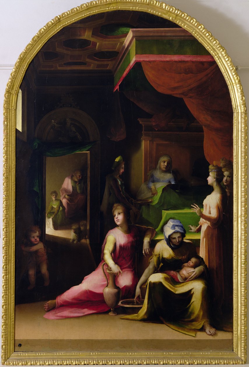 De Geboorte van de Maagd, c.1540-43 door Domenico di Pace Beccafumi  