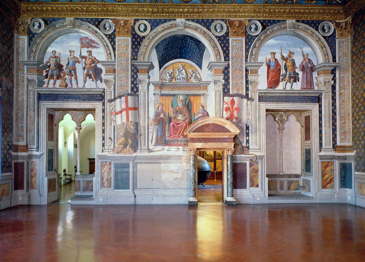 Zicht op de fresco