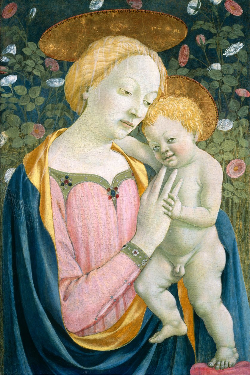 Madonna en Kind door Domenico Veneziano