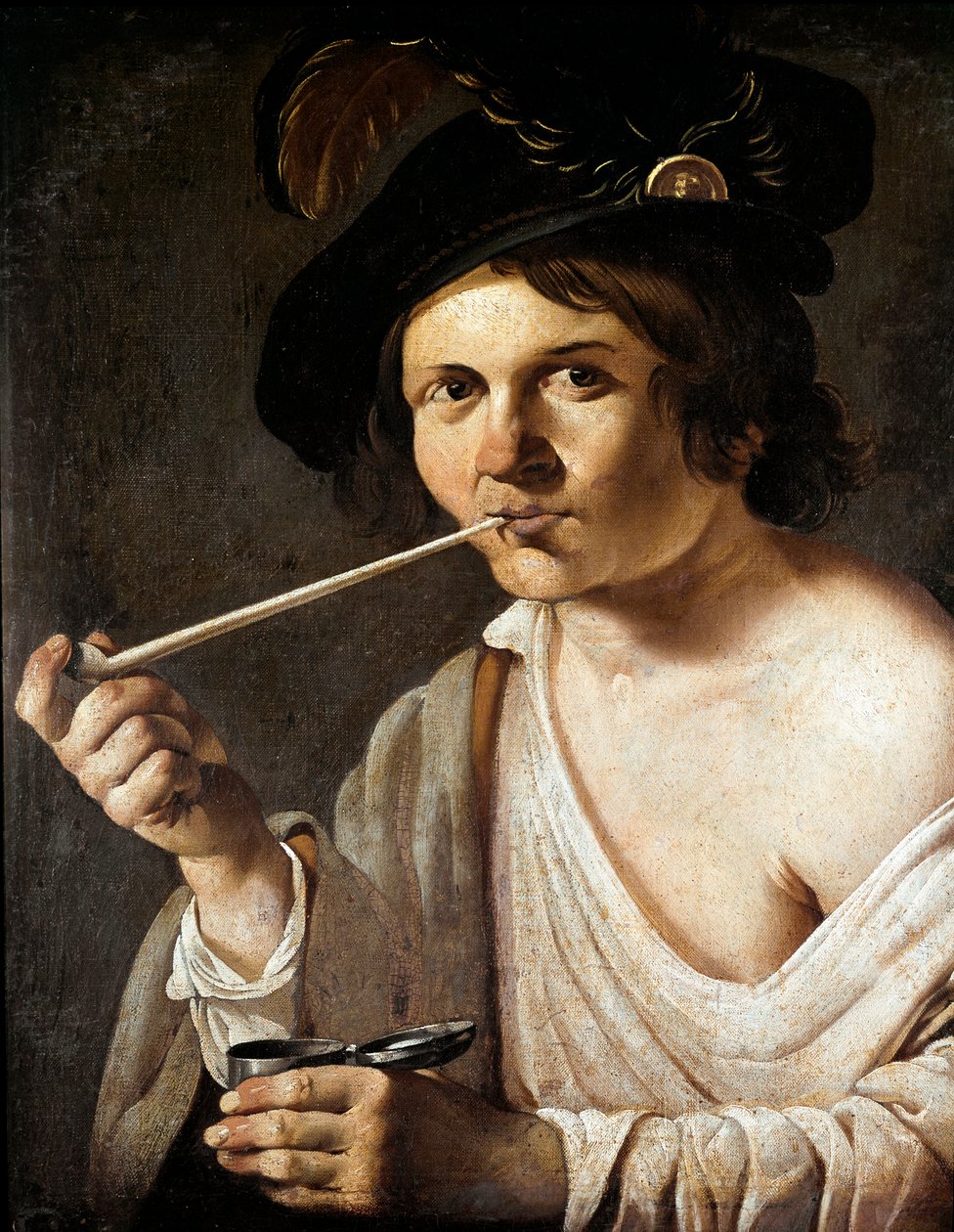 Portret van de Napolitaanse visser en revolutionair Masaniello (1623-1647) door Domenico Gargiulo