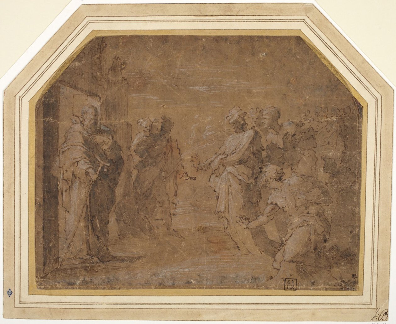 Smeekbeden gericht aan Sint-Antonius door Domenico Beccafumi