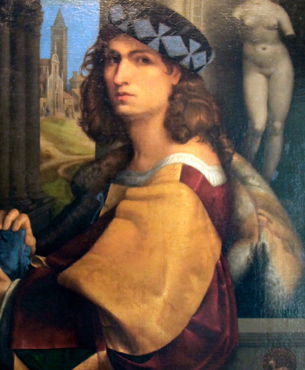 Portret van een man, Zelfportret, 1512 door Domenico Capriolo