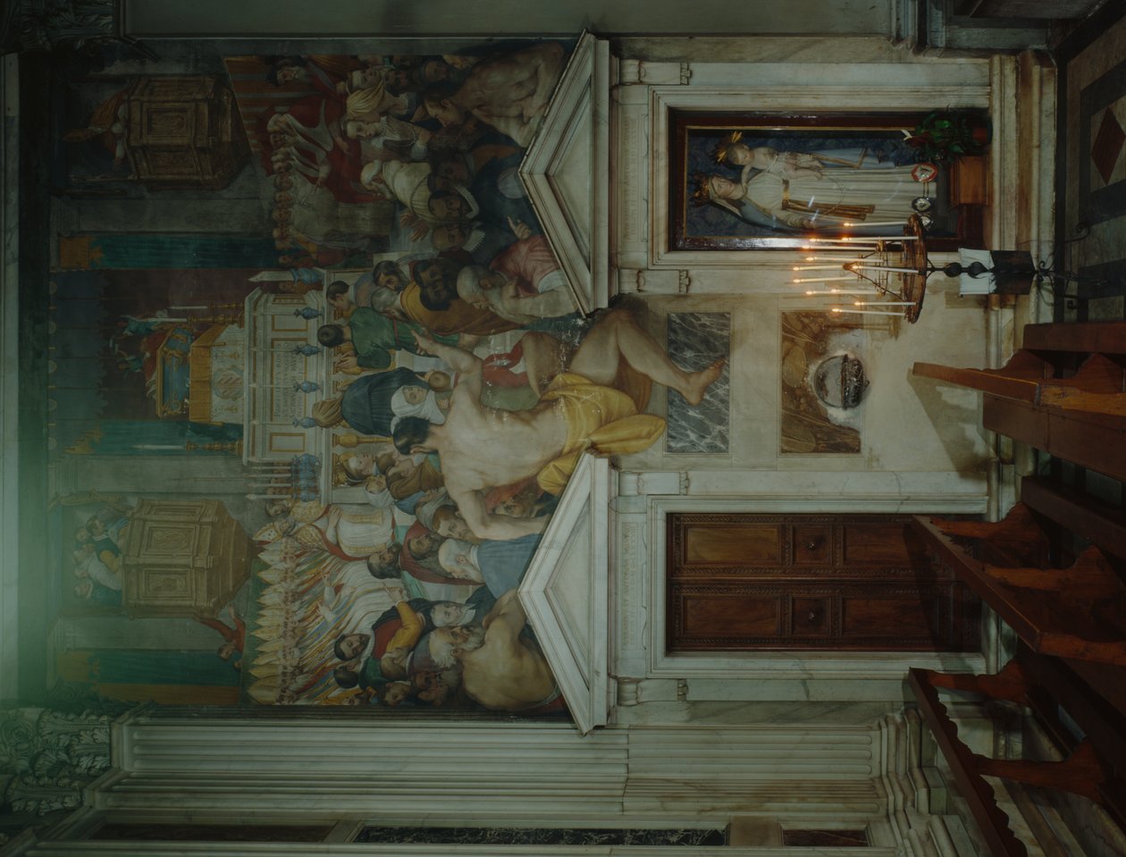De Begrafenis van St Antoninus door Domenico Cresti